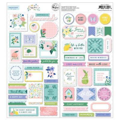 Pinkfresh Studio Happy Blooms - Cardstock Stickers